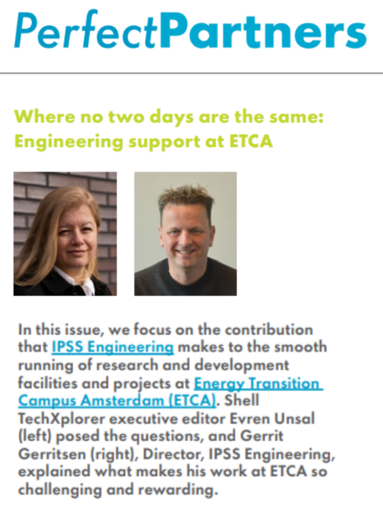 (Nederlands) Engineering support at ETCA
